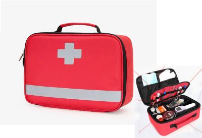 China Custom Eco-Friendly Logo Survival Anasthesia Emergency Big First Aid Bag Nurse Medical Equipment Storage Bag for sale