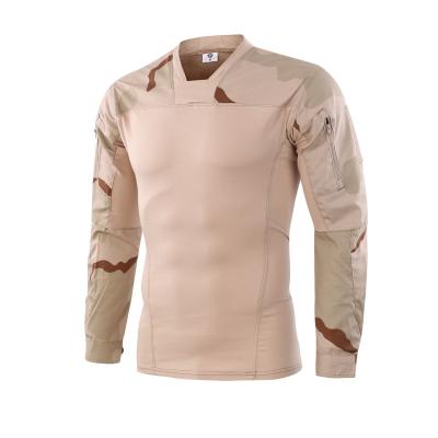 China Combat QUICK DRY Army Long Sleeve T-shirt Military Uniform Tactical Camouflage for sale