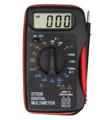 China pocket digital multimeter DT83B with battery test DT83B for sale