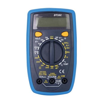 China Digital DT33C Multimeter With Backlight Temperature Test DT33C for sale