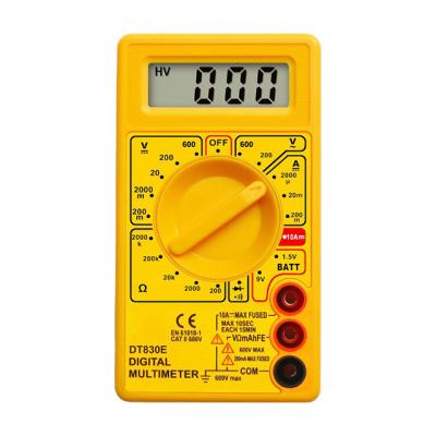 China Popular Digital Multimeter DT830E with Battery Tester Buzzer CE CAT II DT830E CE CAT II for sale