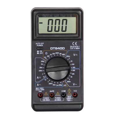 China Digital Multimeter CE DT840D With Buzzer Capacity Test DT840D CE CE for sale