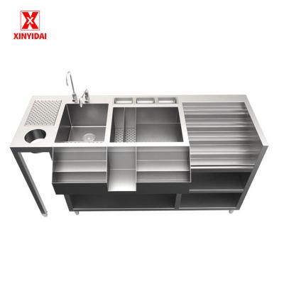 China Easy to clean Bar counter equipment Cocktail customized Bar console Bartender equipment for sale