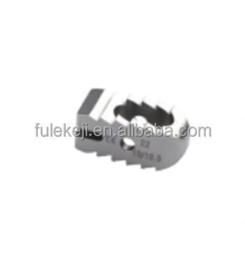 China Beijing FULE Bone Fragment Fixation Titanium Material Posterior Interbody Lumbar Fusion Cage for sale