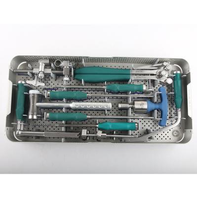 China Spine surgery minimally invasive instrument set, screw and rod, positioning instrument for sale