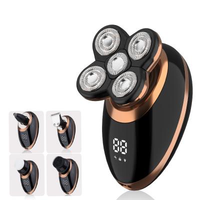 China 5 blade multifunction household 5 IN 1 rechargeable usb cordless waterproof electric shaver for sale