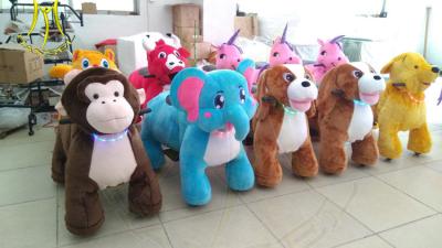 China Hansel amusement park children plush battery operated zoo animal for sale for sale