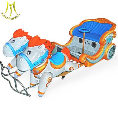 China Hansel children theme park amusement ride on fiberglass electric toys for sale