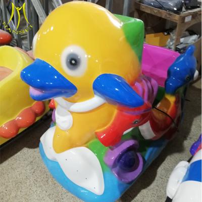 China Hansel  children coin operated electric kiddie ride on dolphin for sales for sale