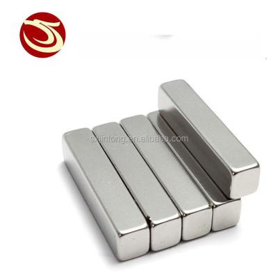 China Industrial Strong Rare Earth N52 Block Neodymium Bar Neodymium Permanent Industrial Magnet 40X20X5 for sale