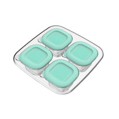 China BPA Free Baby Food Boxes Container Baby Snack Storage Boxes Mini Portable Crisper Sealed Box Baby Feeding Supplies for sale