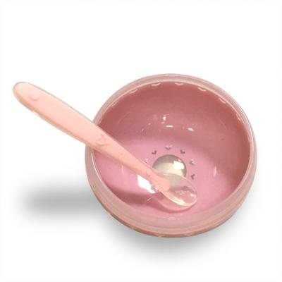 China Food Grade BPA Free Silicone Soft Baby Feeding Suction Bpa Free No Puddle Baby Snack Suction Bowl for sale