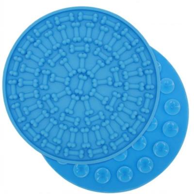 China New Dog Food Bowl Stocked Feeding Silicone Lick Pad Dog Slow Feeders Treat Mat Paw Dispensing Dog Lick Pad for sale