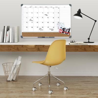 China Education.Training.Office Combination Whiteboard Magnetic Calendar and Corkboard,Combined White Board and Cork Board,Euro Style Aluminum Frame for sale