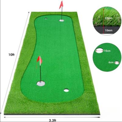 China Golf Large professional golf practice putting green mat for indoor and outdoor for sale