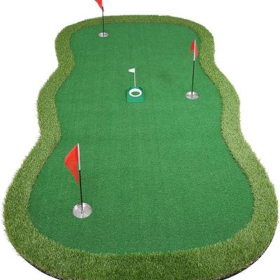 China Golf Golf Green Long Challenging Putter Putting Green Mat Golf Training Mat- Professional Golf Practice Mat for Indoor/Outdoor for sale