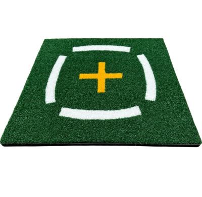 China Sports Court High quality golf teaching hitting mat for golf teaching with EVA foam backing for sale