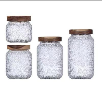 China 2022 Microwavable Glass Jar Storage Glass Jar For Food Diamond Shaped Egg Glass Jar for sale