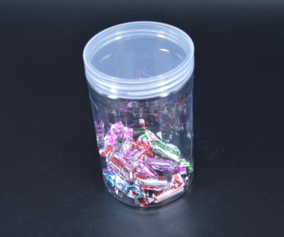 China Hot Selling Gift China Round PET Plastic Bottles Jars For Candy Cookies Gift Food Grade for sale