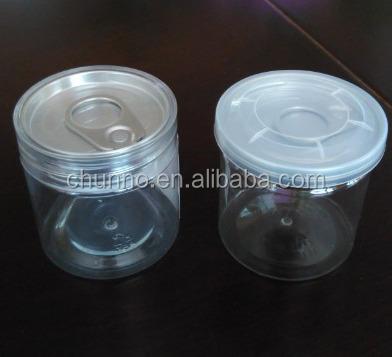 China High Quality Mini Plastic Cookie PET Boxes Easy To Pull Jars for sale