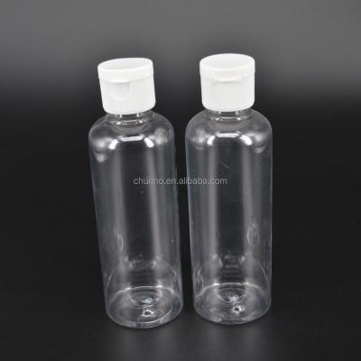 China Personal Care 100ml Clear PET Spray Empty Plastic Water Bottle With Screw On Flip Cap For Kit Liquid Travel Bottle Cosmetic Travel Bottle for sale