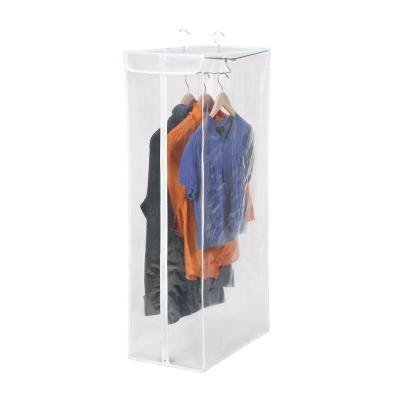 China Wholesale High Quality Waterproof Moisture Resistant PVC Waterproof Rainwear Clothes Bag Suit T-shirt Convenient Hanging Bag for sale