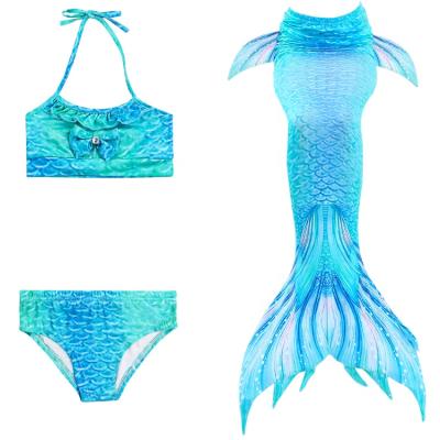 China Kids Mermaid Tail Swimwear Beach Wear Cosplay Costume Girls Bikini Anti-UV Swimsuit For Sale for sale