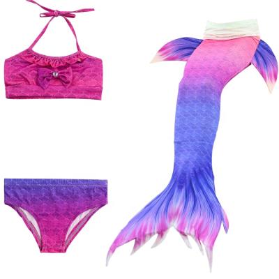 China Kids Mermaid Tail Swimsuit Beach Wear Cosplay Costume Girls Bikini Anti-UV Swimwear For Sale for sale