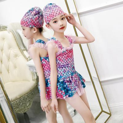 China 2021 New Children's Breathable Mermaid Little Girls Sustainable Little Princess Swimwear Swimwear For Girls 2021 for sale