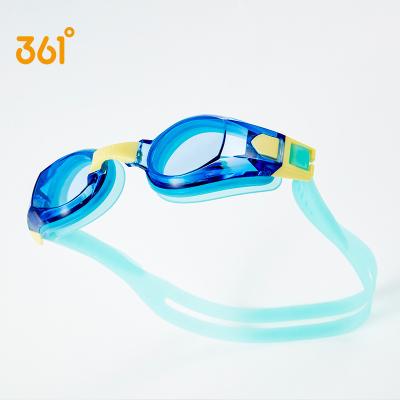 China 3D Professional Ergonomic Design HD Anti-fog Anti-ultraviolet Silicone Kids Swimming Goggles Kids Swimming Goggles With Earplugs for sale