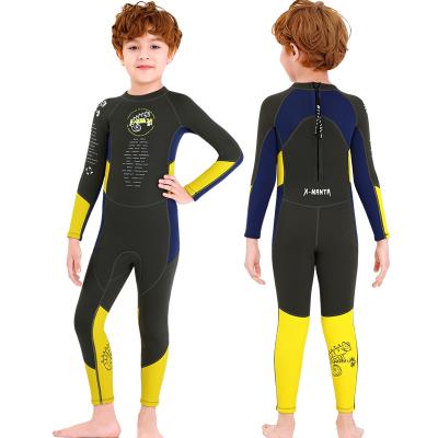 China Custom Kids Girls Kid Swimwear UPF 50+ Sun Protection Long Sleeve Breathable Nylon One Piece Swimwear for sale