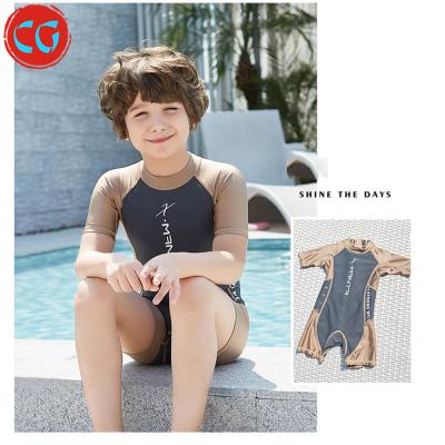 China Long Sleeve Wetsuit Skin Guard UPF 50+ Sun Protection Warm Rash UV Swimwear Kids Anti-UV One Piece Sale Swimsuit for sale