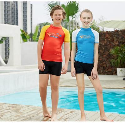 China Kids Anti-UV Custom Thong Bikini Long Sleeve Bikini With UPF 50+ Sun Protection Child One Piece Swimwear for sale