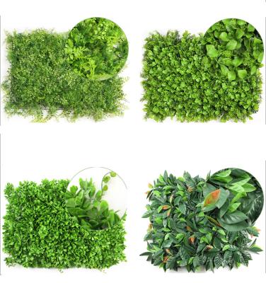 China Really Feel the Artificial Grass Wall Greenery Backdrop of Custom Wholesale 3D Simulation Shrubs Vertical for Home Garden Decor Grass Wall for sale