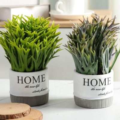 China Truly feel simulation green plant pots indoor living room home decoration ornaments photography props potted plants flowers for sale