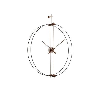 China Creative Wall Watch LUMINOVA Home Decoration Wall Clock Gold Hanging For Home Decor for sale