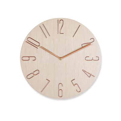 China LUMINOVA Fancy Home Wall Clock Decorative Wall Watch Round Quartz Clock Relojes De Peeled for sale