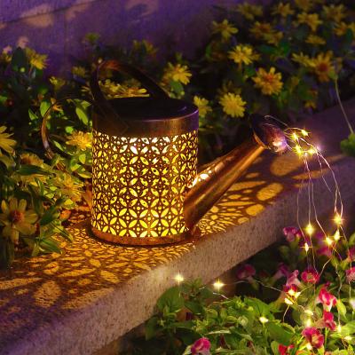 China Hot Selling Transient Outdoor Solar Led Waterproof Garden Lamp Art Light Led Solar Lamp For Garden Decoration Wind Rings Outdoor for sale