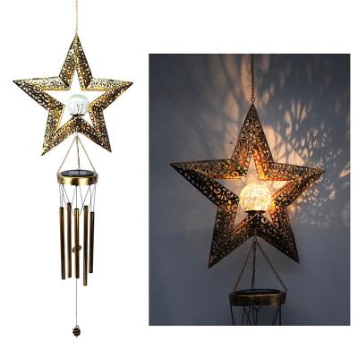 China Ramadan Decorations Light Solar Wind Transient Sounds Outdoor Wind Chimes Waterproof Ramadan Gift Islamic Gifts Wedding Gifts for sale