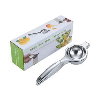 China Viable Fruit Squeezer Hand Squeezer Stainless Steel Orange Lemon Squeezer Kitchen Tools for sale