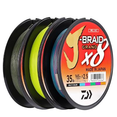 China Original DAIWA High Strength Fishing Line Braided Fishing Line DAIWA J-BRAID 8 BIG PE Japan PE Line for sale