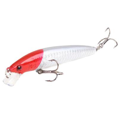 China ABS Fishing Lure Fish Lure Supplier Sea Minnow 10cm Fishing Lure Ring Bead Bait Fishing Jigs for sale