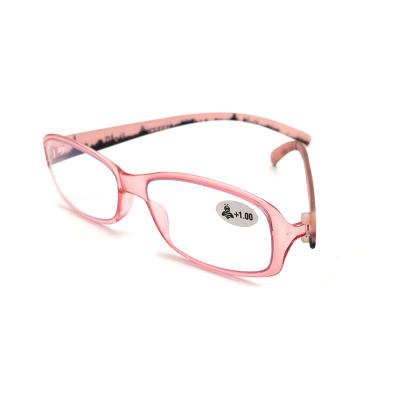 China New Design Unisex Elegant Oval Frame Safety Thin Model TR Clear Reading Glasses for sale