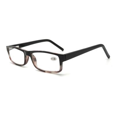 China High Quality Thin PC Frame Unisex Black Square Reading Glasses for sale