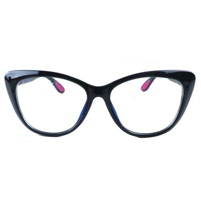 China News Design PC Cat Eyes Fashion Ladies Anti Plastic Blue Light Optical Frames for sale