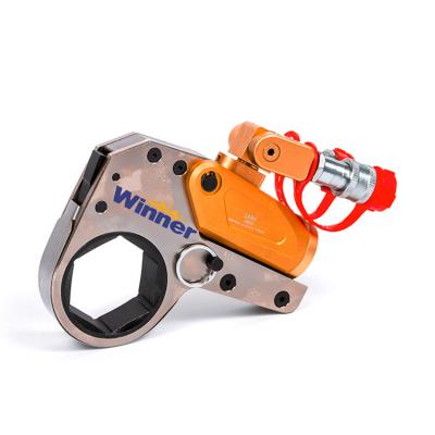 China Bolt Tightening Wrench Hollow Type Hydraulic Torque Wrench China Factory Hot Sale Large Low Profile Hydraulic Portable Torque Wrench for sale