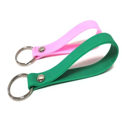 China Low price popular casual/sport silicone wristband silicone wristbands cheap key chain silicone wristbands key chain for sale