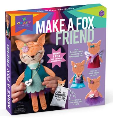 China Educational Toys Gift Fox Felt Doll Handmade DIY Craft Kids Educational Handmade Sewing Set for sale