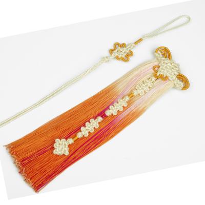 China Decoration Tassel Hanging Spike Chinese Style Bookmark Comb Chinese Clothing Knot Tassel Decoration for sale