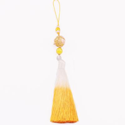 China Decoration Tassel Hanging Spike Chinese Style Bookmark Comb Chinese Clothing Bell Tassel Decoration for sale